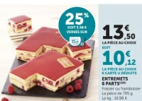 ENTREMETS 6 PARTS