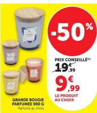 GRANDE BOUGIE PARFUMEE 900 G
