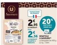 SPAETZLE U SAVEURS