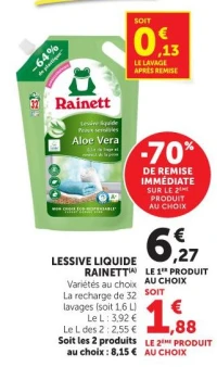 LESSIVE LIQUIDE RAINETT(A)