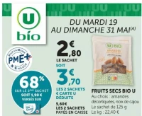 FRUITS SECS BIO U