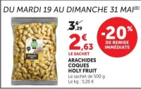 ARACHIDES COQUES HOLY FRUIT