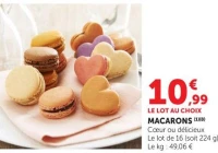MACARONS (1)(B) Cœur ou délicieux
