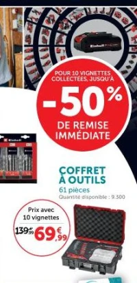 COFFRET À OUTILS 61 pièces