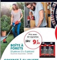 BOÎTE À FORETS 15 pièces (3 x 5 pièces)