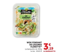 WOK FONDANT DE LEGUMES FLORETTE