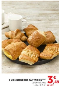 8 VIENNOISERIES FANTAISIES