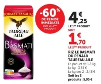 RIZ LE BASMATI DU PENJAB TAUREAU AILE