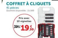 COFFRET À CLIQUETS