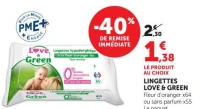 LINGETTES LOVE & GREEN