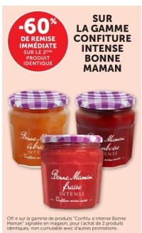 LA GAMME CONFITURE INTENSE BONNE MAMAN