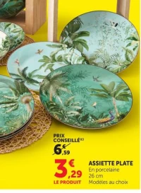 ASSIETTE PLATE