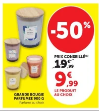 GRANDE BOUGIE PARFUMEE 900 G