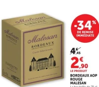 BORDEAUX AOP ROUGE MALESAN