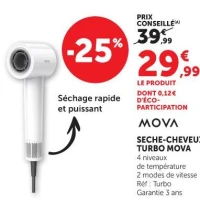 SECHE-CHEVEUX TURBO MOVA