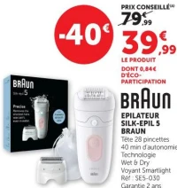 EPILATEUR SILK-EPIL 5 BRAUN