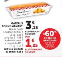 GATEAUX BONNE MAMAN