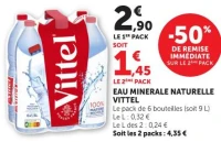 EAU MINERALE NATURELLE VITTEL