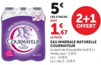 EAU MINERALE NATURELLE COURMAYEUR