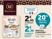 SPAETZLE U SAVEURS