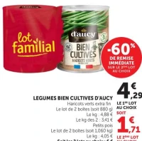 LEGUMES BIEN CULTIVES D'AUCY