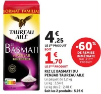RIZ LE BASMATI DU PENJAB TAUREAU AILE