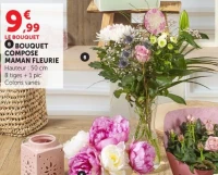 BOUQUET COMPOSE MAMAN FLEURIE