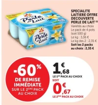 SPECIALITE LAITIERE OFFRE DECOUVERTE PERLE DE LAIT(1)