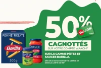 SUR LA GAMME PÂTES ET SAUCES BARILLA