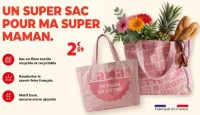 Sac en fibre textile recyclée et recyclable