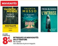 Nouveautés en littérature