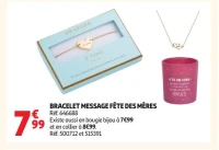BRACELET MESSAGE FÊTE DES MÈRES