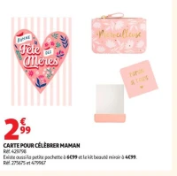 CARTE POUR CÉLÉBRER MAMAN