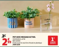POT AVEC MESSAGE ACTUEL