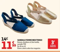 SANDALE FEMME INEXTENSO