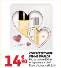 COFFRET JE T'AIME FEMME EVAFLOR