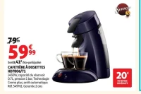 CAFETIÈRE À DOSETTES HD7806/71