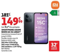 SMARTPHONE XIAOMI REDMI 15C 5G 128GO