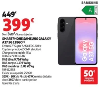 SMARTPHONE SAMSUNG GALAXY A37 5G 128GO