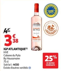 IGP ATLANTIQUE(1) HVE Cabane du Pyla By Haussmann 75 cl