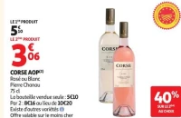 CORSE AOP(2) Rosé ou Blanc