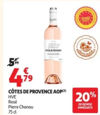 CÔTES DE PROVENCE AOP(2) HVE Rosé