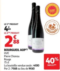 BOURGUEIL AOP(1) HVE Pierre Chanau Rouge 75 cl