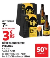 BIÈRE BLONDE LEFFE PRESTIGE