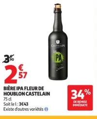 BIÈRE IPA FLEUR DE HOUBLON CASTELAIN