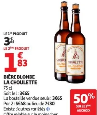 BIÈRE BLONDE LA CHOULETTE