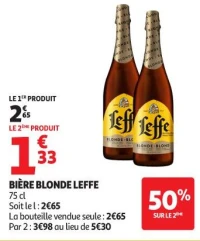 BIÈRE BLONDE LEFFE