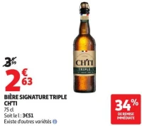 BIÈRE SIGNATURE TRIPLE CH'TI