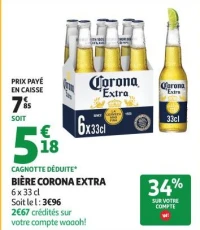 Bière CORONA EXTRA