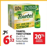 Tourtel twist citron